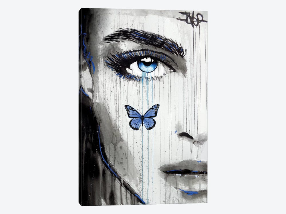 Blue Karma by Loui Jover 1-piece Canvas Artwork