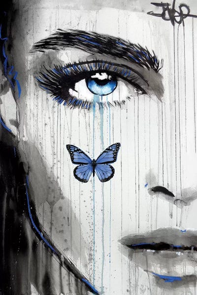 Black & White & Blue: Blue Karma by Loui Jover