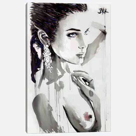 Dont Look Back Canvas Print #LJR303} by Loui Jover Canvas Wall Art