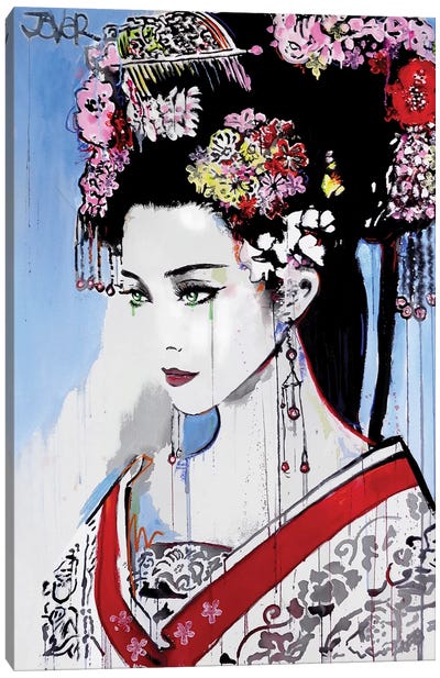 Osaka Canvas Art Print - Geisha