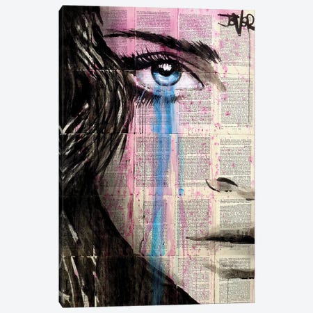 Pink Dystopia Canvas Print #LJR309} by Loui Jover Canvas Art