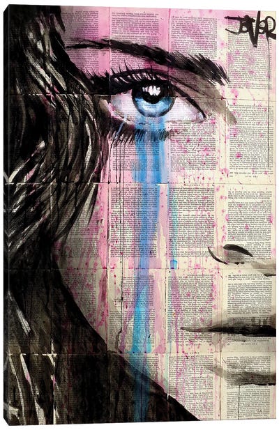 Pink Dystopia Canvas Art Print - Loui Jover