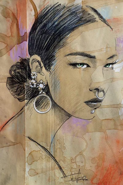 Chant by Loui Jover canvas print