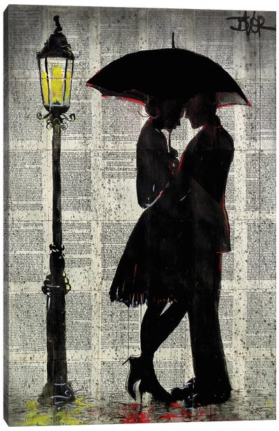 On A Night Like This Canvas Art Print - Umbrella Art