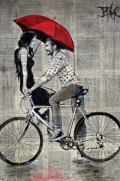 Umbrellas: Rainy Day Love Cycle by Loui Jover