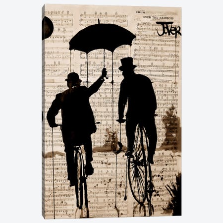 The Umbrella Canvas Print #LJR34} by Loui Jover Canvas Artwork