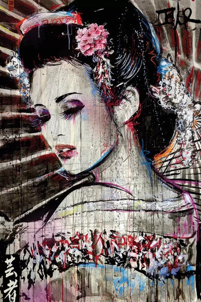 Japanese Décor: Angel Of Shinjuku by Loui Jover