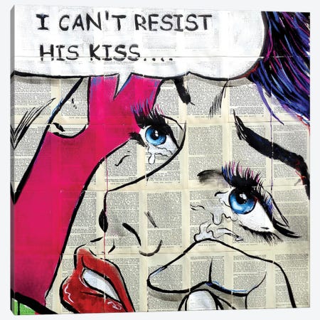 I Cant Resist Pop Canvas Print #LJR352} by Loui Jover Canvas Art Print