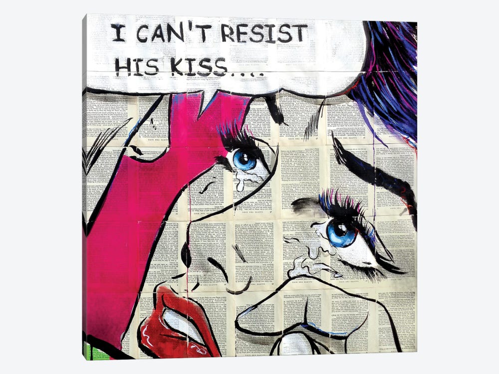I Cant Resist Pop by Loui Jover 1-piece Canvas Art