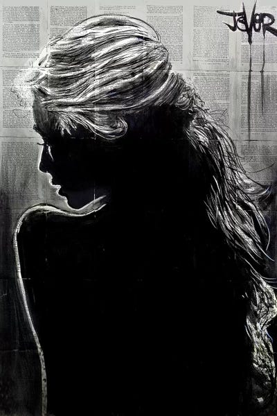 Shy Harmonic by Loui Jover framed canvas print