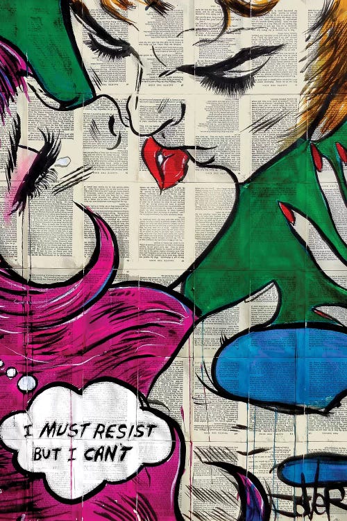 Resisting Pop Art by Loui Jover wall art