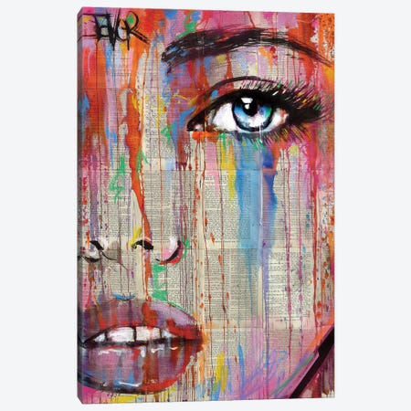 Color My Number Canvas Print #LJR371} by Loui Jover Art Print
