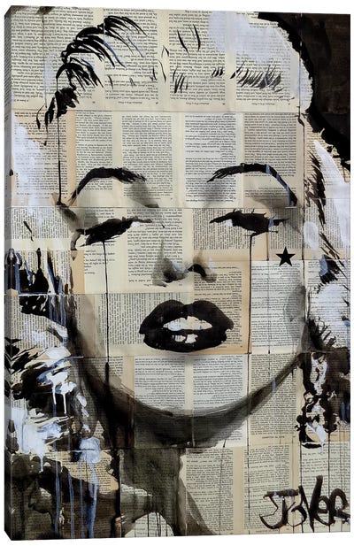 Star Canvas Art Print - Marilyn Monroe