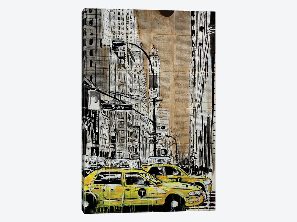 5th Ave by Loui Jover 1-piece Art Print