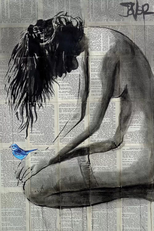 A Little Blue by Loui Jover wall art