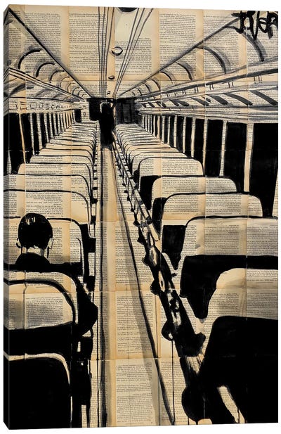 A Bigger Destiny Canvas Art Print - Train Art
