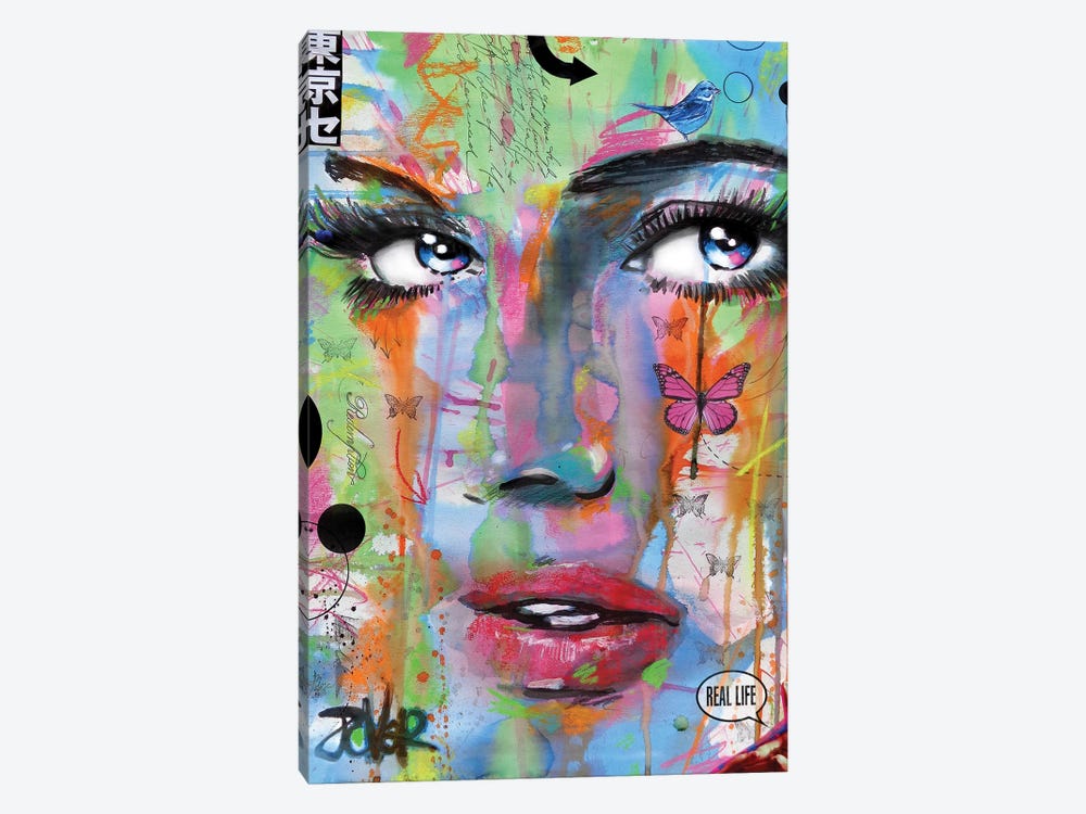 Real Life by Loui Jover 1-piece Canvas Artwork