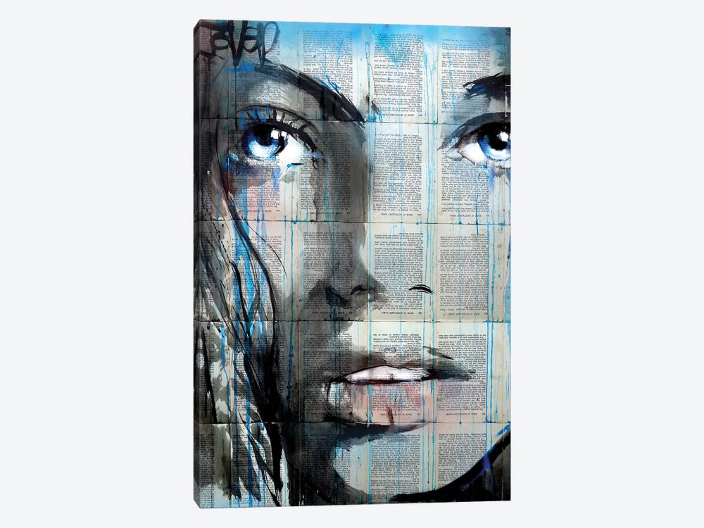 Blue Sway by Loui Jover 1-piece Canvas Wall Art