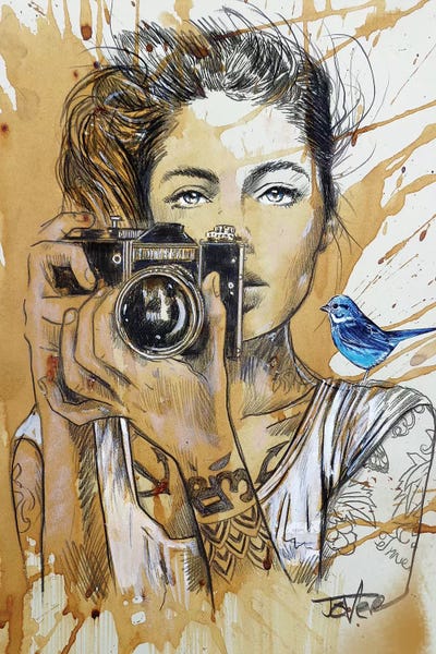 Loui Jover: Bluebirds by Loui Jover