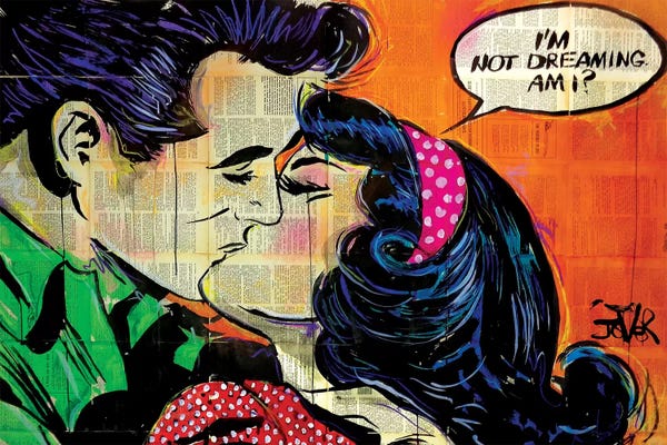 Romantic Bedroom (Couples): Pop Dreamin by Loui Jover