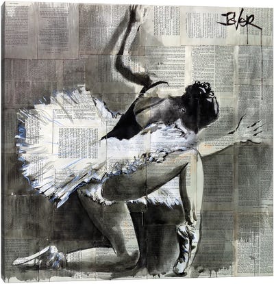 And She Danced Canvas Art Print - Ballet Art