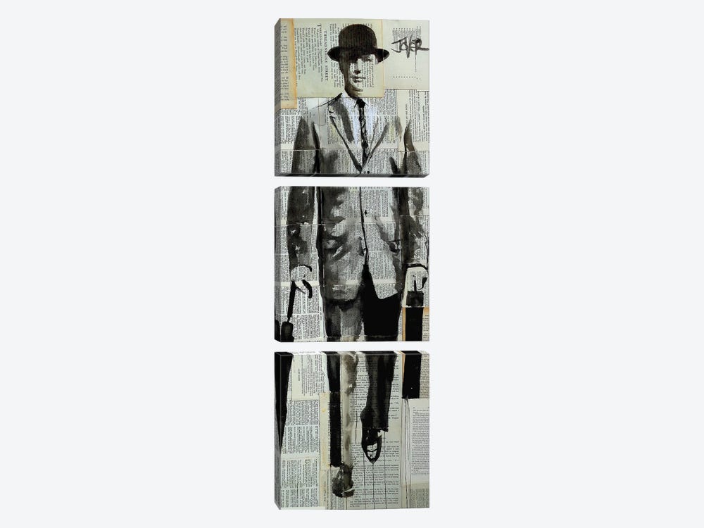 It's Just Business As Usual by Loui Jover 3-piece Canvas Wall Art