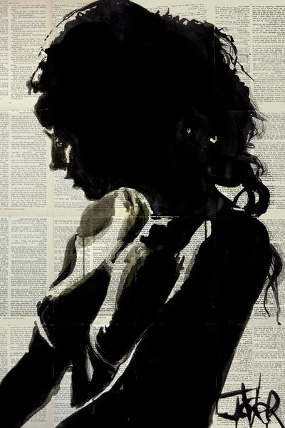 Bathroom Nudes: Shadow Player by Loui Jover