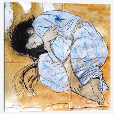 Sleep Canvas Print #LJR460} by Loui Jover Canvas Print