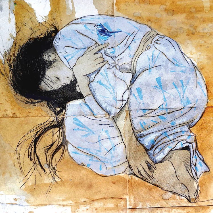 Sleep by Loui Jover wall art
