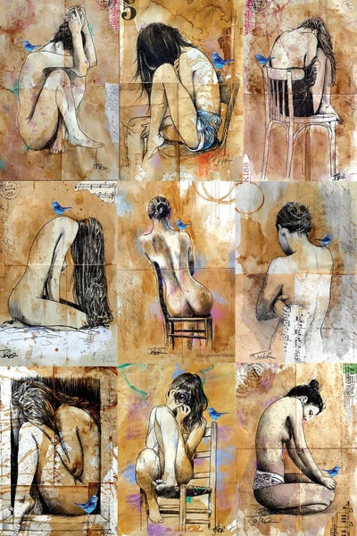 9 Moments with Hope by Loui Jover canvas print