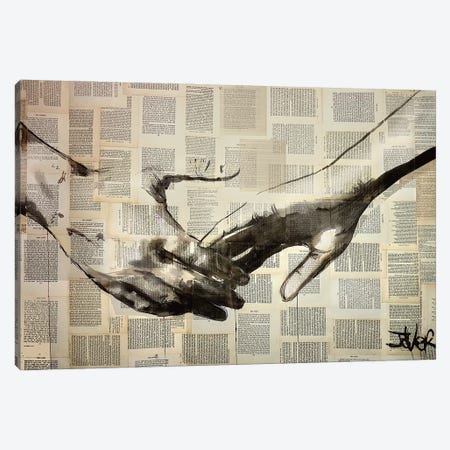 Reach Canvas Print #LJR477} by Loui Jover Canvas Art Print
