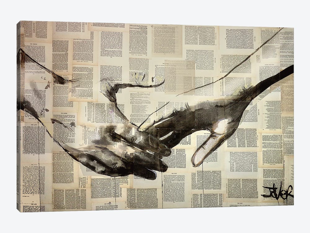 Reach by Loui Jover 1-piece Canvas Art
