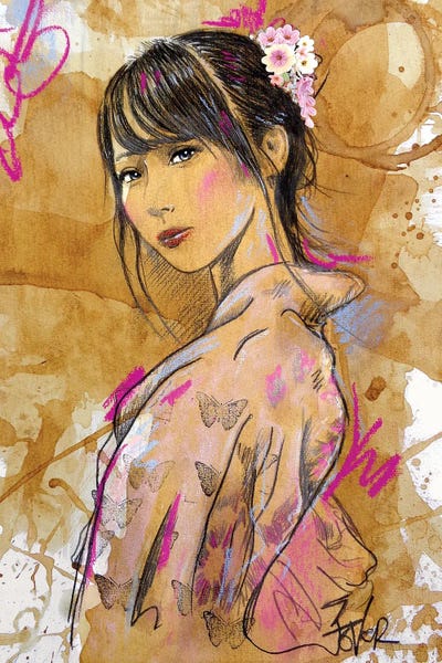 Blossoms: Sakura by Loui Jover