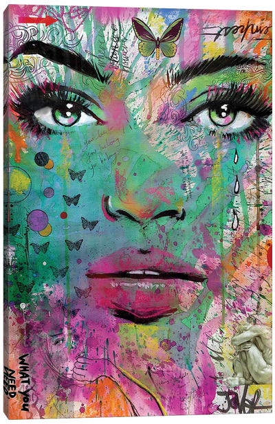 What You Need Canvas Art Print - Loui Jover
