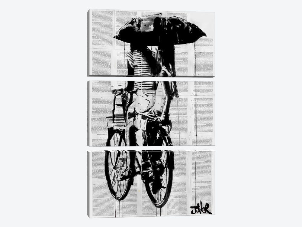 Days Like These by Loui Jover 3-piece Canvas Print