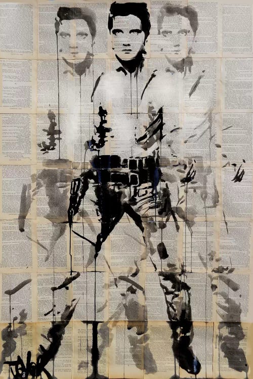 Elvis After Andy by Loui Jover wall art