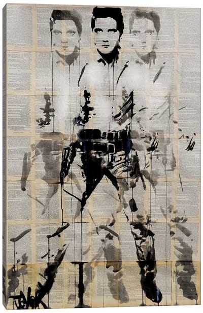 Elvis After Andy Canvas Art Print - Jazz Art