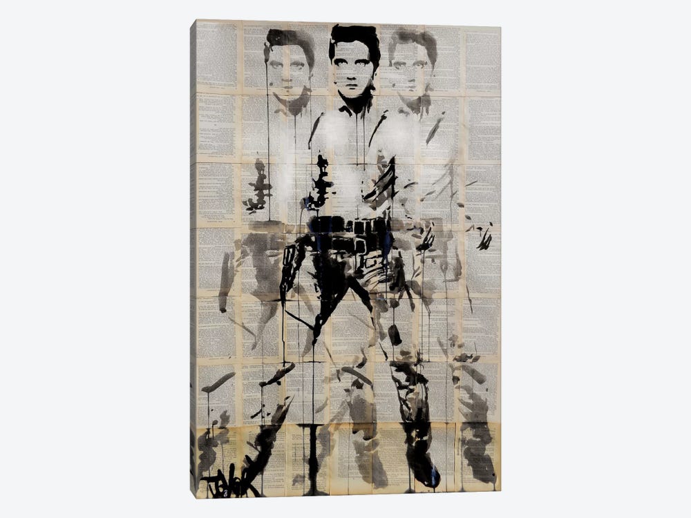 Elvis After Andy by Loui Jover 1-piece Canvas Art