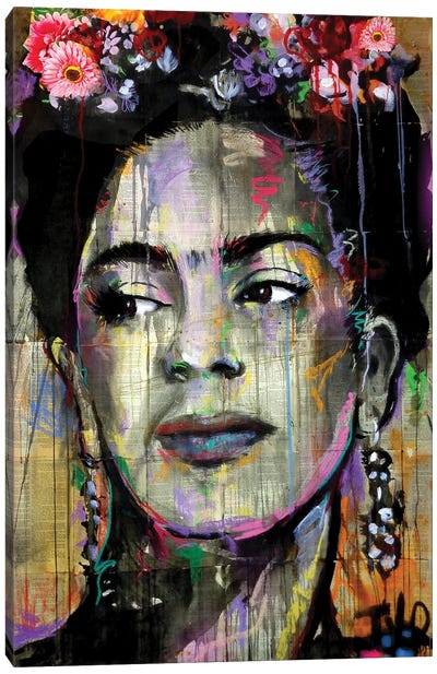 Big K II Canvas Art Print - Frida Kahlo