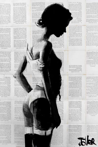 Black & White: Fille by Loui Jover