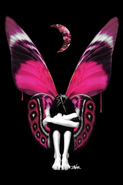 Fleeting Moments by Loui Jover framed canvas print