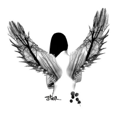 Return by Loui Jover framed canvas print