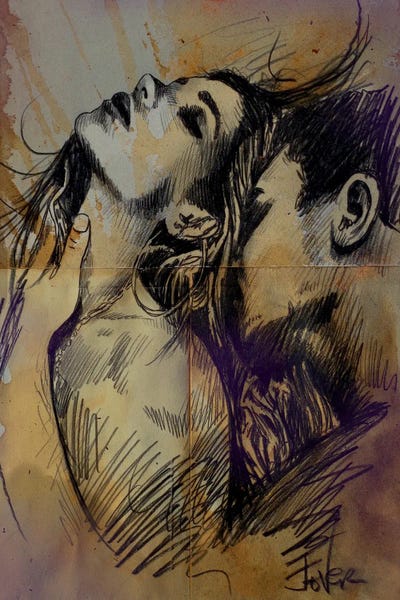 Romantic Bedroom (Couples): In The Wild by Loui Jover