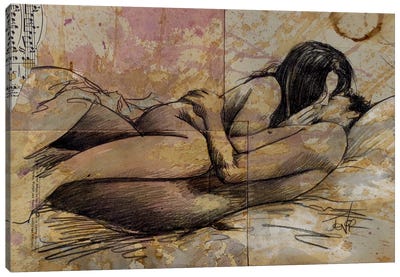 Mind Body And Sirit Canvas Art Print - Loui Jover