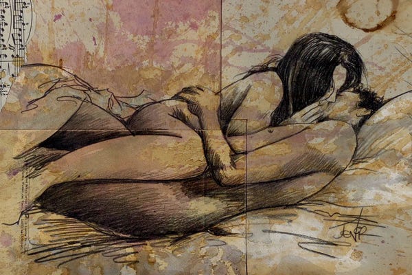 Romantic Bedroom (Couples): Mind Body And Sirit by Loui Jover