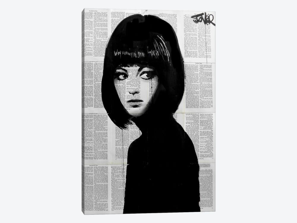 Girl In Black by Loui Jover 1-piece Art Print