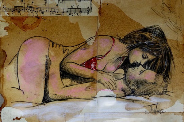 Lingerie: When The Night Has Come by Loui Jover