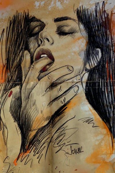 Romantic Bedroom (Couples): Savour And Desire by Loui Jover