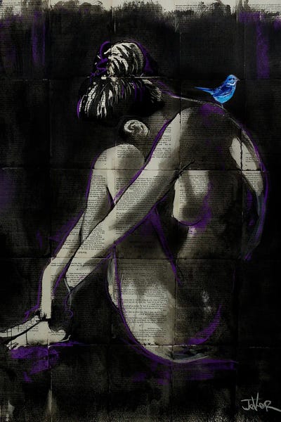 Nostalgia by Loui Jover framed canvas print