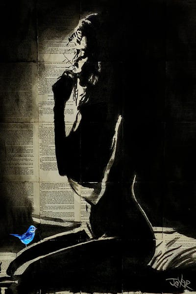 Night Vision by Loui Jover framed canvas print